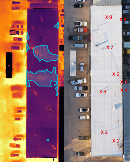Commercial Roof Moisture Mapping Arlington, Texas