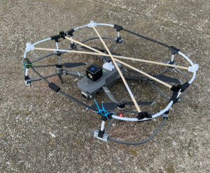 Structura - IR Aerials Mavic 2 Pro with custom cage and lights for bridge inspections