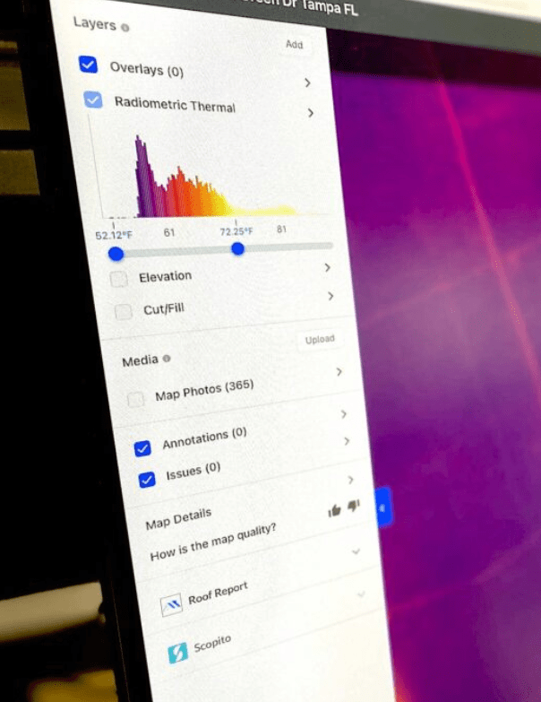 Features of a Structura View interactive report.