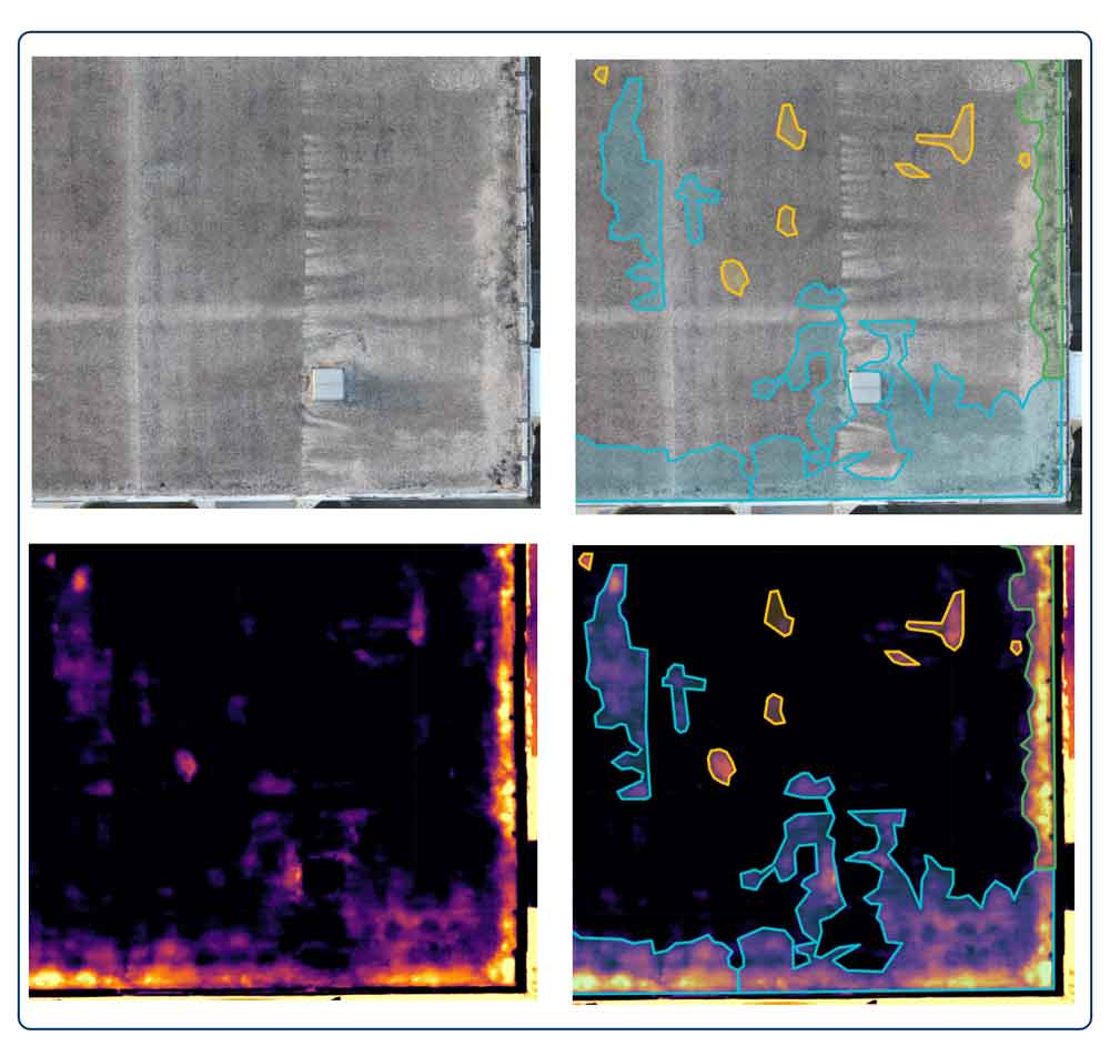 Thermal moisture mapping. Image Set 3.