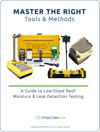 Master the Right Tools & Methods. A Guide to Low-Slope Roof Moisture & Leak Detection Testing.